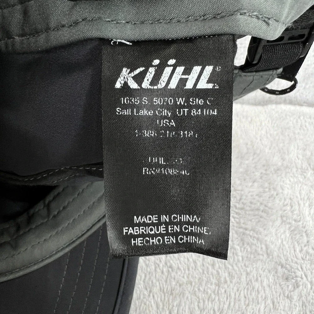 KUHL Renegade 5-Panel Hat Gray Adjustable Hiking Outdoor Gorpcore Strapback
